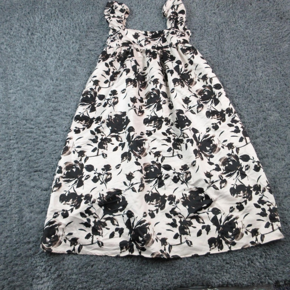 Future Collective Dress Womens M White Floral Sundress Square Neck Lined